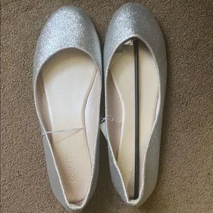 Grey Sparkle Flats
